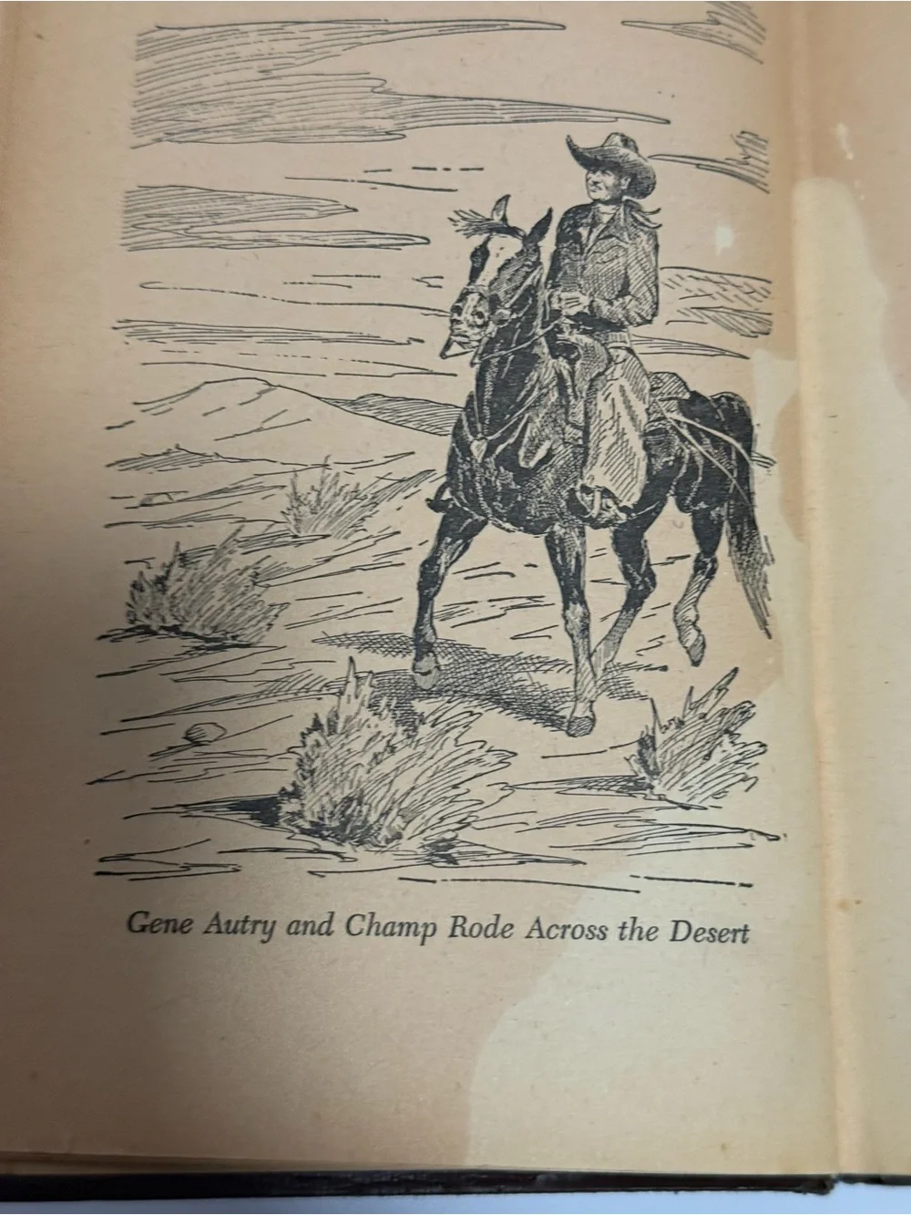⁠1944 Vintage Gene Autry & The Thief River Outlaws Whitman Hardcover Book
